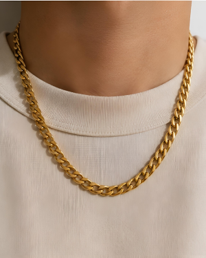 Golden Emperor Cuban Chain